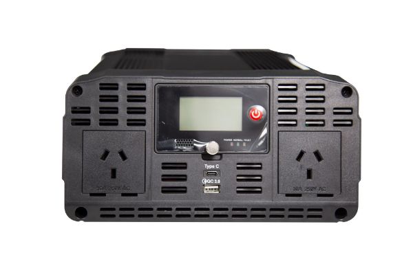 Picture of 2000W Power Inverter DC to AC. 12V DC Output: 230V AC Pure Sine Wave Invert