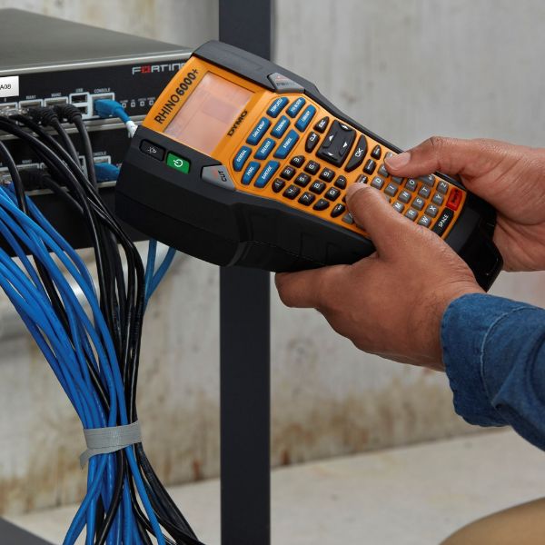 Picture of Rhino 6000 Industrial Label Maker Kit w/ Carry Case. Create Labels