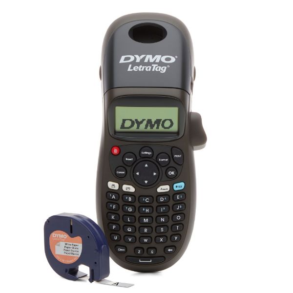 Picture of LetraTag 100H Handheld Label Maker w/ 13-character LCD Screen & ABC Keyboard.