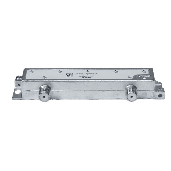 Picture of RF 6-Way Splitter 5-2400MHz. All ports power pass - diode steered