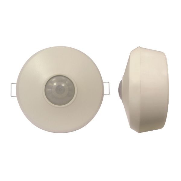 Picture of 360 Degree Surface/Flush Sensor. IP44. Passive IR. 7m Detection Range at 2.5m High.