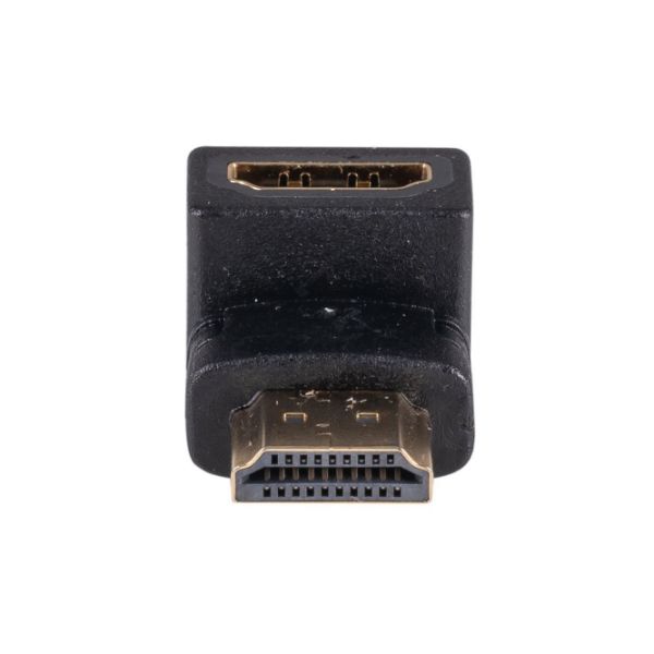 Picture of HDMI Down Angled Adapter High-Speed w/ Ethernet Gold Plated Connectors