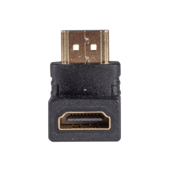 Picture of HDMI Down Angled Adapter High-Speed w/ Ethernet Gold Plated Connectors