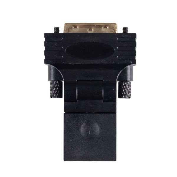 Picture of HDMI Female to DVI-D (24+1) Male Swivel Adapter Supports up to 2560x1440@60Hz