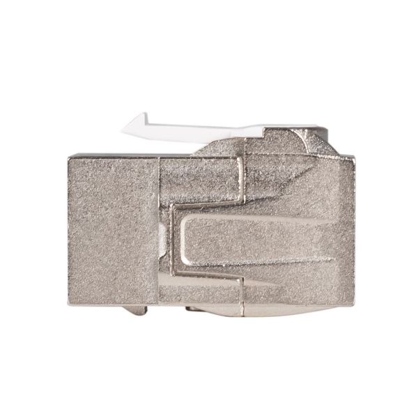 Picture of Cat 6A Sheilded Coupler Keystone Straight Through Wiring Colour Silver
