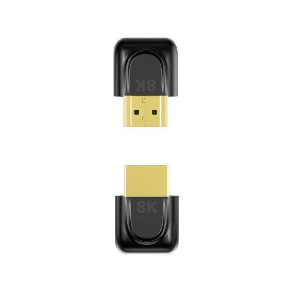 Picture of 8K HDMI 90 & 270 Degree Right Angle Adapter w/ Gold-Plater Connectors