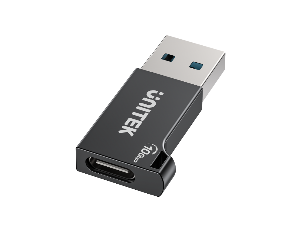 Picture of 10Gbps USB-A to USB-C Adapter. Supports Data Sync & 3A Fast