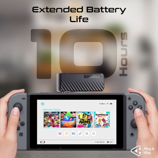 Picture of In-Flight AUX to Bluetooth Audio Transmitter Adapter 7m Transmission Range