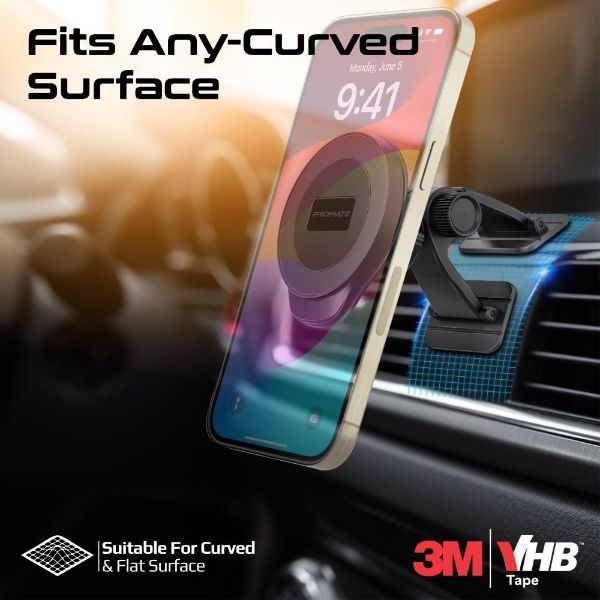 Picture of MagGrip 360 Cradleless Magnetic Smartphone Holder. Versatile Mount Design