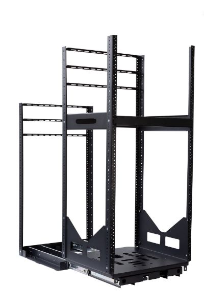 Picture of 19'' 18U Rotary Rack. Rotation Angles of 45 & 90 Easy Fitting of Equipment