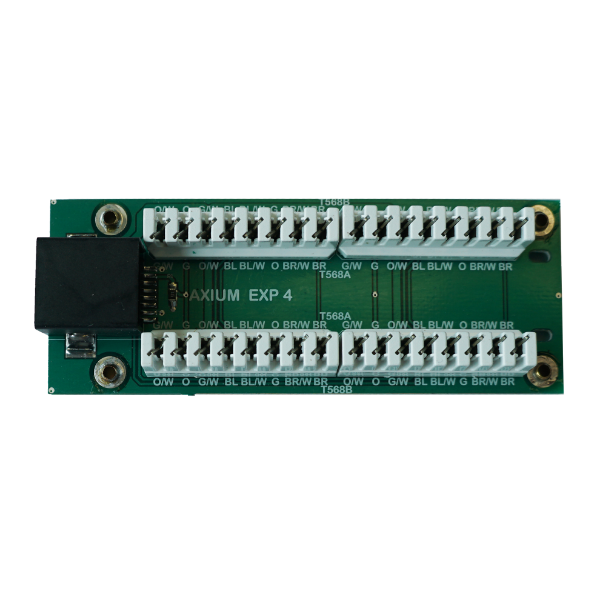 Picture of IR receiver CatX punchdown expander for connecting 4 remote IRFX3''s