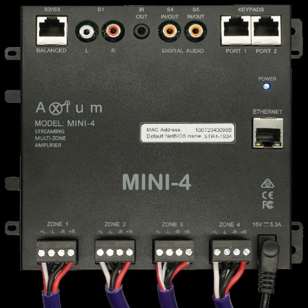 Picture of MINI 4 Multiroom / Streaming Amplifier 4 POWERED ZONES