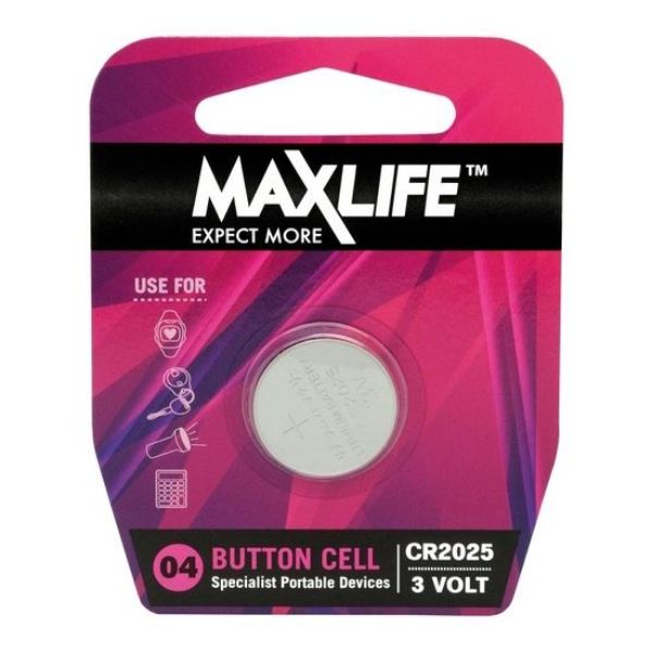Picture of CR2025 Lithium Button Cell Battery 1 Pack