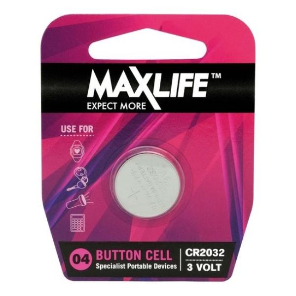 Picture of CR2032 Lithium Button Cell Battery Pack of 1