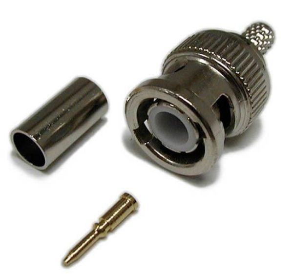 Picture of BNC RG59/62 Crimp Connector 3 piece