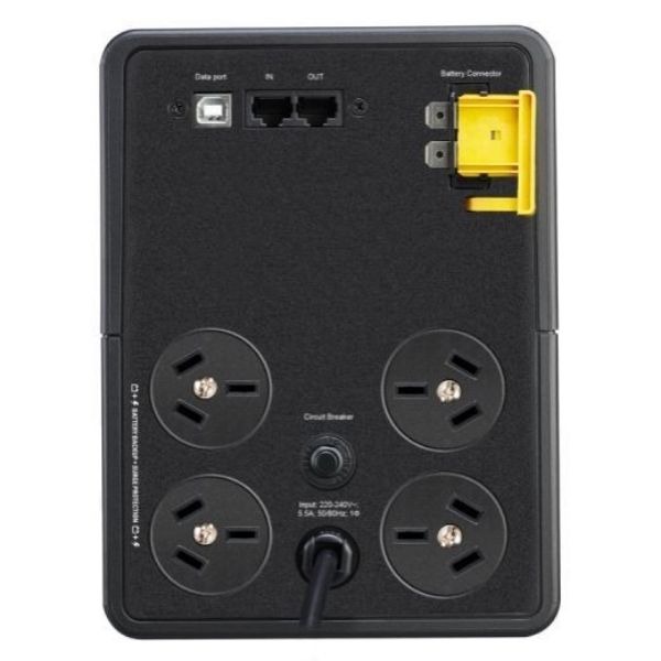 Picture of Back-UPS BX Series 1200VA (650W) Line Interactive 230V. 4x ANZ Sockets.