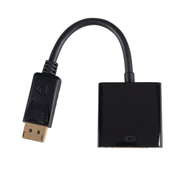 Picture of 0.2m DisplayPort Male to DVI-D Female Active Converter Max Res: 4K@30Hz (4096x2048)