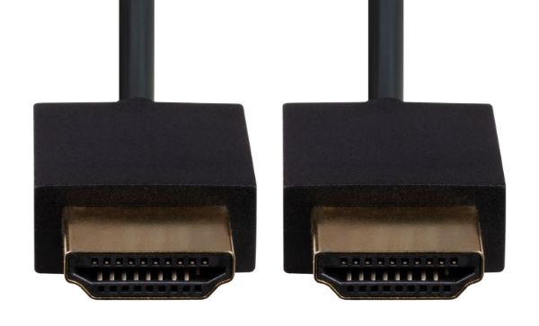 Picture of 1m HDMI BLACK Nano High Speed w/ Ethernet Cable. for UHD Display up to 4K2K@60H
