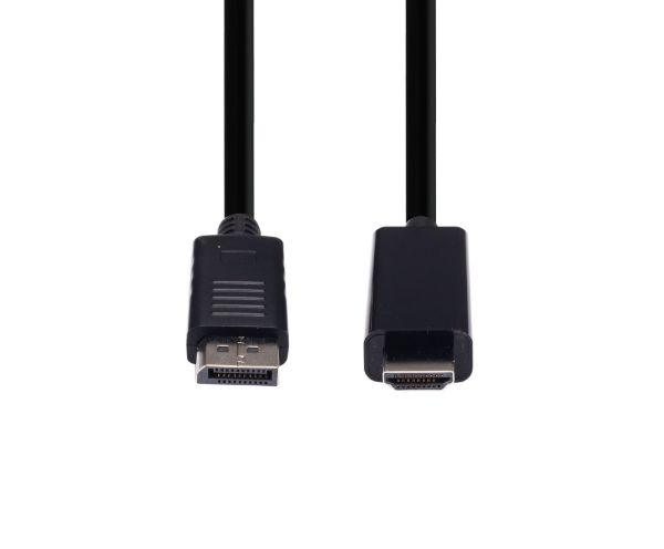 Picture of 3M DisplayPort Source to HDMI 2.0 Monitor - Directional Cable. Max Res: 4K@60Hz