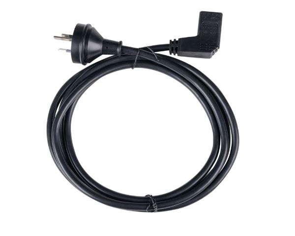 Picture of 5m 3-Pin Plug to Right Angled IEC C13 Connector 10A Power Cord. 1.0mm