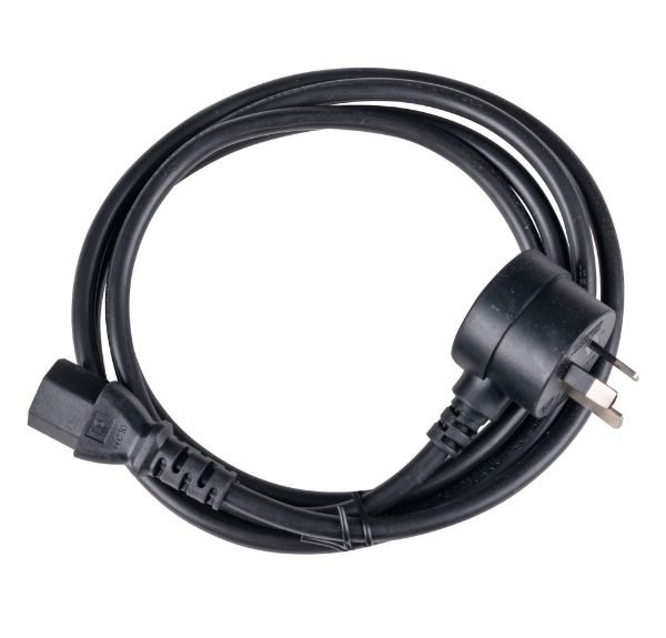 Picture of 3m 3-Pin TAPON Ended Plug to IEC C13 Connector 10A SAA Approved Power Cord.