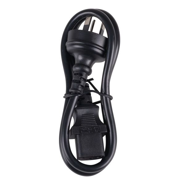 Picture of 0.75M 3-Pin Plug to IEC C13 Female Plug 10A Power Cord. 1.0mm copper core.