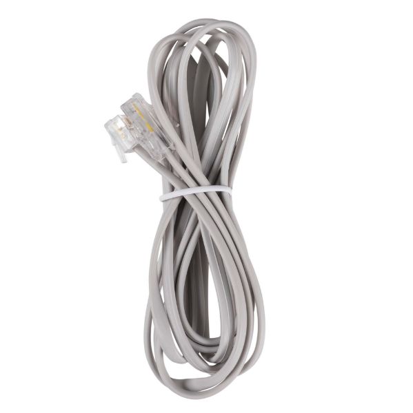 Picture of 2m RJ12 to RJ45 Cable - 4C All pins connected crossed Colour Grey