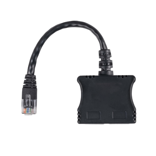 Picture of RJ45 Dual Adapter (2x UTP Devices) w/ Short Cable