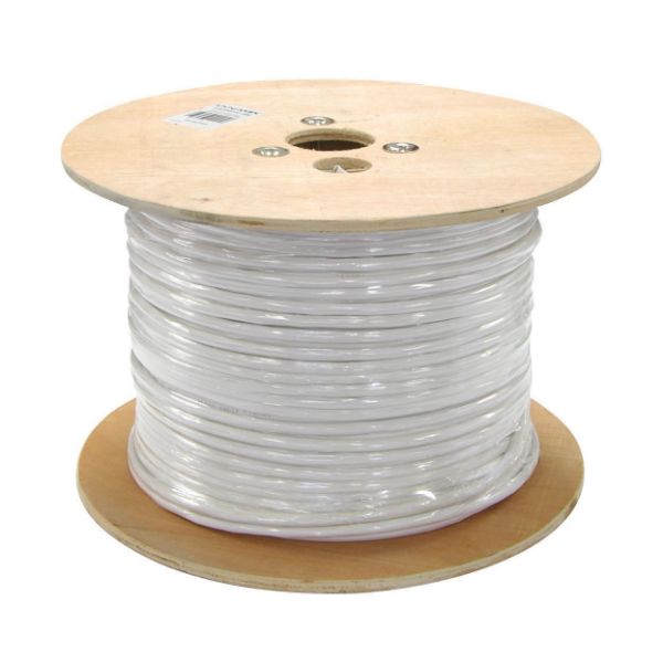 Picture of 305m Cat6 FTP Stranded Shielded Cable Roll 250MHz 26AWGx4P White LSZH Jacket