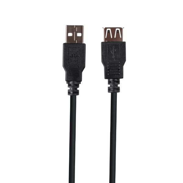 Picture of 1m USB 2.0 Cable USB-A Male to USB-A Female Connectors