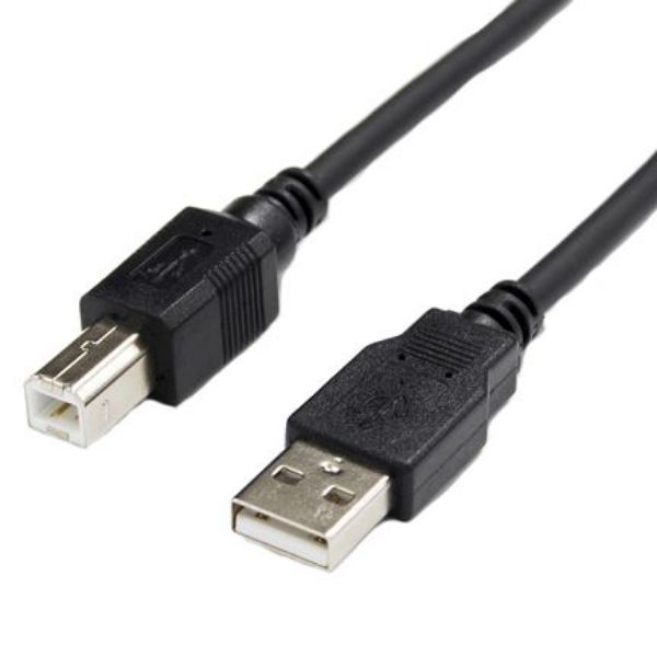 Picture of 1m USB 2.0 Cable USB-A Male to USB-B Male Connectors