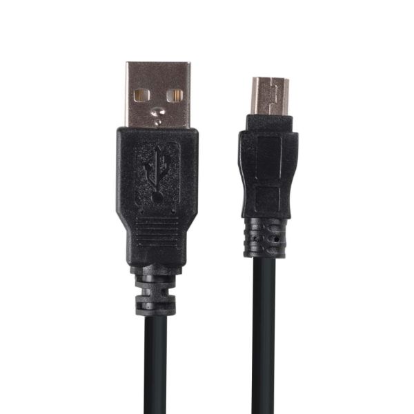 Picture of 0.3m USB 2.0 Mini-B (5-pin) Male to USB-A Male Connectors