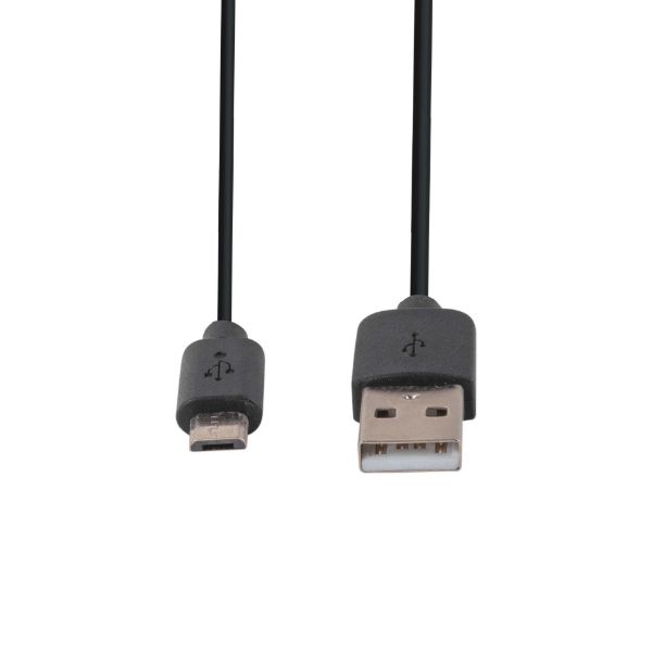 Picture of 5m USB 2.0 Micro-B Male to USB-A Male Connectors Colour Black