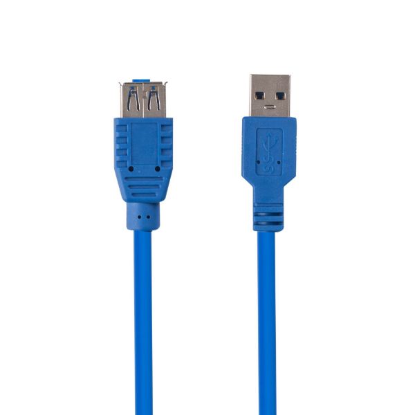 Picture of 3m USB 3.0 USB-A Male to Female Extension Cable Blue 900mA/5V