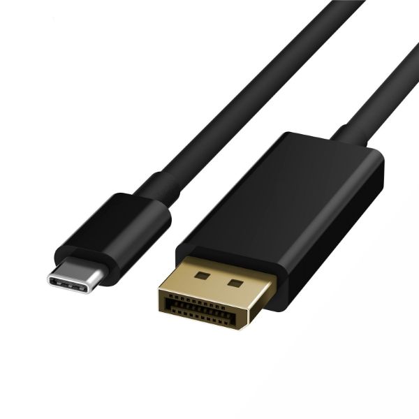 Picture of 2m USB-C to DisplayPort 1.2 Cable. 4K@60Hz UHD (3840x2160).
