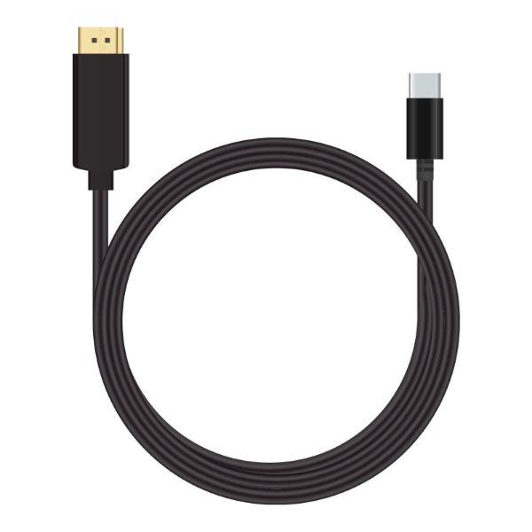 Picture of 2m USB-C to DisplayPort 1.2 Cable. 4K@60Hz UHD (3840x2160).
