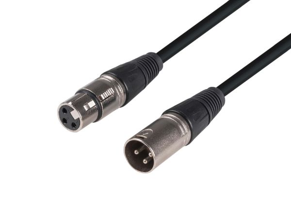 Picture of 2m XLR 3-Pin Male to Female Balanced Audio Cable Sheilded 2 Core 28/0.1BC 2