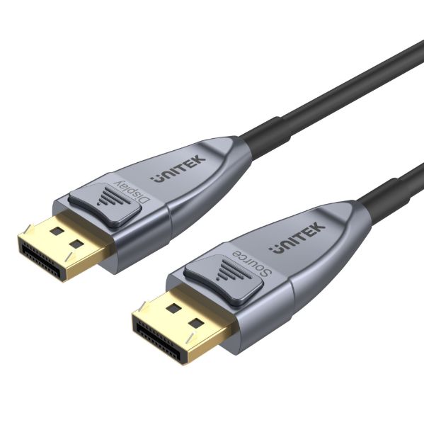 Picture of 15M Ultrapro DisplayPort Active Optical Cable. Up to 8K@60Hz & 4K@120Hz.