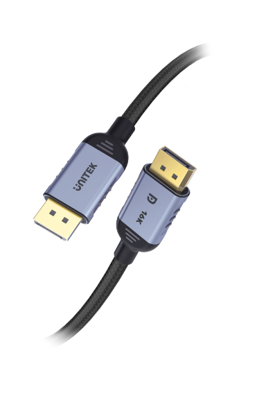 Picture of 2m DisplayPort V2.1 Cable. Supports 16K@60Hz 8K@120Hz & 4K@240Hz