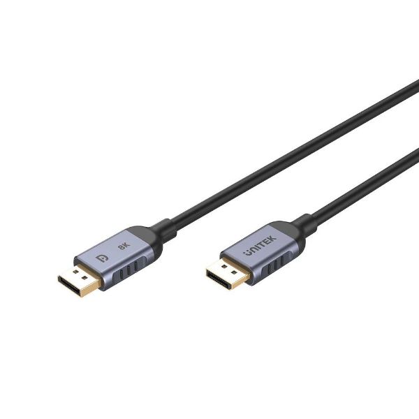 Picture of 1m 8K DisplayPort V1.4 (UHD) Cable. Max Res 8K@60Hz. p to 204Hz Refresh Rate