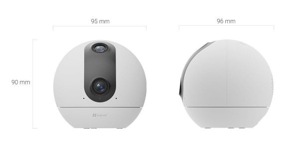 Picture of 4MP (2K+) Indoor WiFi Camera w/ Dual Lens. Motorized Horizontal 360 Pan View