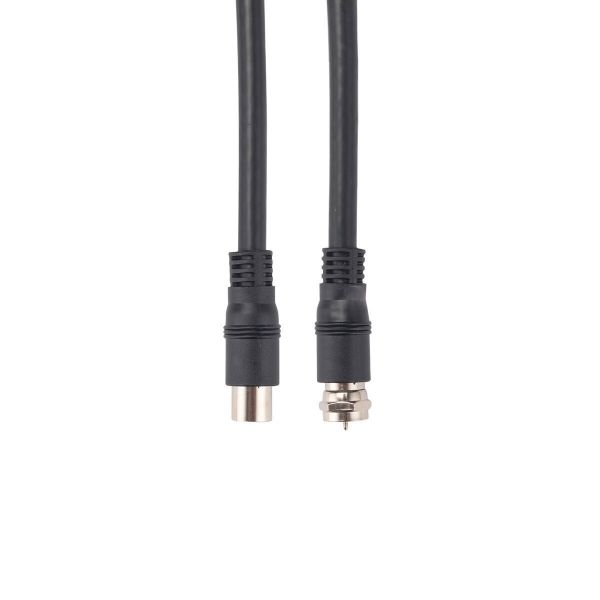 Picture of 2m RF PAL Male to F-Type Male Coaxial Cable