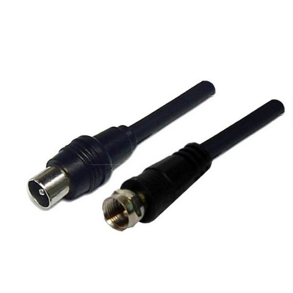 Picture of RF PAL Male to F-Type Male Coaxial Cable