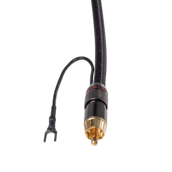 Picture of 6m Coaxial Subwoofer Cable RCA Male to Male w/ Grounding Spade Connectors