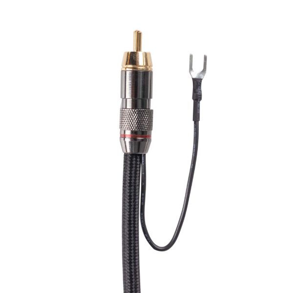 Picture of 0.75m Coaxial Subwoofer Cable RCA Male to Male w/ Grounding Spade Connectors