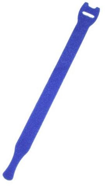 Picture of Hook & Loop Cable Tie 200mm x 13mm BLUE Colour (Packs of 10)