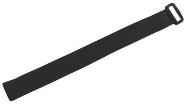 Picture of Hook & Loop Cable Tie 300mm x 20mm BLACK Colour Packs of 10