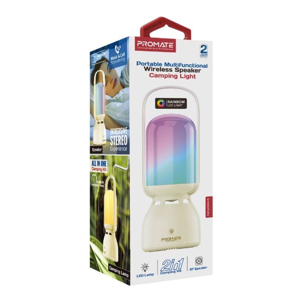 Picture of 2-in-1 Portable Camping LED Multifunctional Speaker Light 2400mAh Built-in Battery 5W