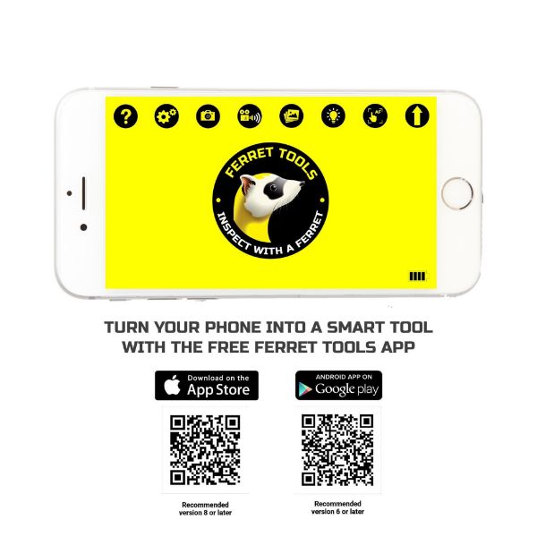 Picture of Pro - Multipurpose Wireless Inspection Camera & Pulling Tool Kit. 720p HD Streaming.