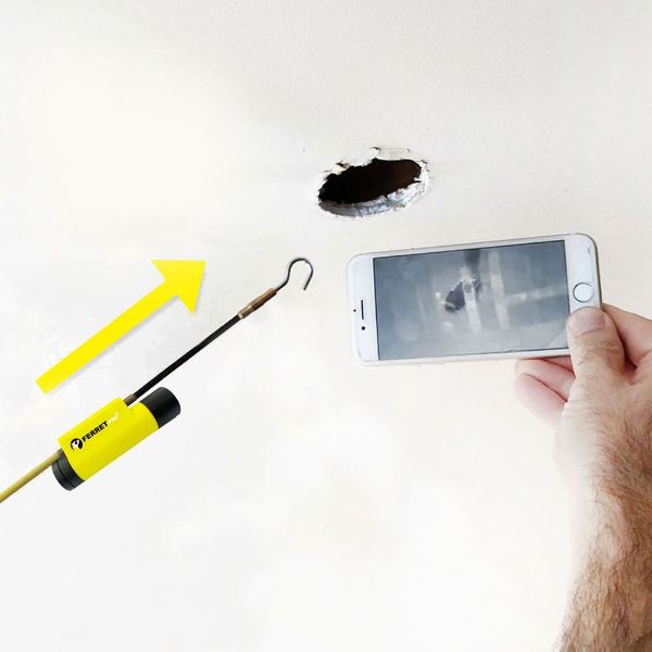 Picture of Pro - Multipurpose Wireless Inspection Camera & Pulling Tool Kit. 720p HD Streaming.